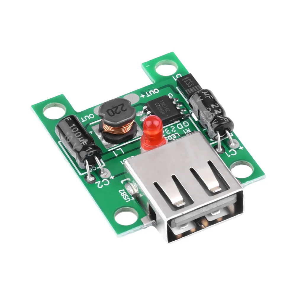 Módulo regulador de voltaje de Panel Solar USB, controlador de cargador Solar, bricolaje, 5V, 22V a 5V, 2a - imagen 3