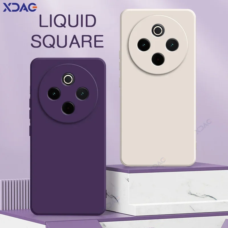 Fundas de lujo de doble capa para teléfonos móviles VIVO iQOO Z10 5G protección de cámara iQOOZ10 Z 10 armadura de silicona cuadrada suave de moda - imagen 2