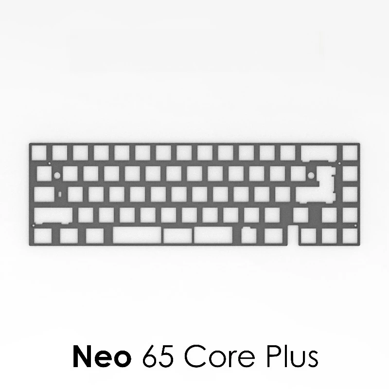 Placa de teclado Neo65 Core Plus, placa de posicionamiento de teclado de aluminio PP PEI para PC, accesorios de teclado mecánico para juegos y oficina - imagen 2