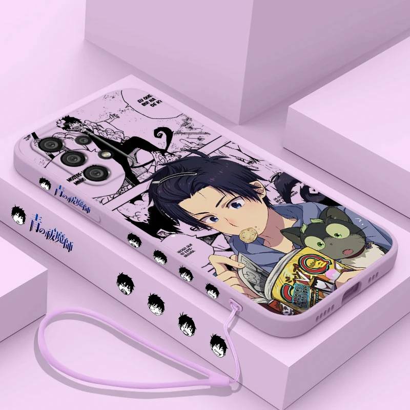Funda de teléfono de Anime Okumura Rin para Samsung, A55, A53, A33, A52, A32, A71, A51, A21S, A35, A25, 5G, cuerda líquida izquierda - imagen 3