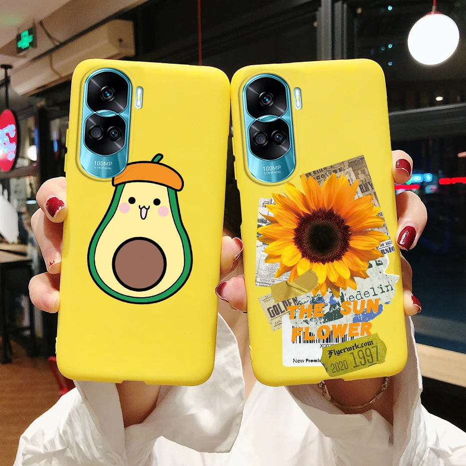 Para Honor 90 Lite Honor90 Pro 5G Funda de silicona suave lindo gato dibujos animados Funda Coque para Honor 90 Pro 90Lite Funda protectora - imagen 3