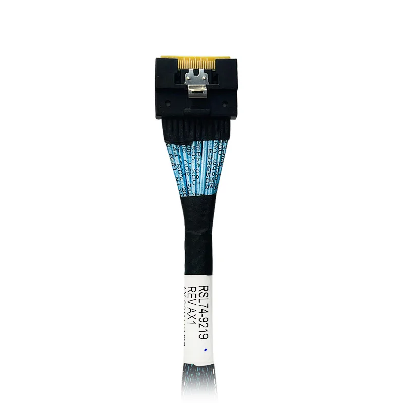 CEACENT Slim SAS SFF8654 8i a SFF8654 4i * 2 PCIe4.0 NVMe Cable 12G velocidad conexión de placa PCB Cable Adepter - imagen 2