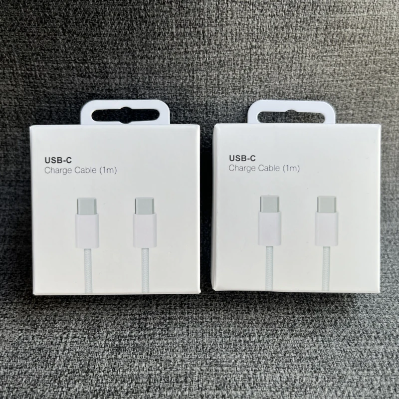 Cable cargador rápido USB C Original PD 60W para Apple iPhone 15 Pro Max 15 Pro 15 Puls USB-C accesorios de línea de datos de carga tejida