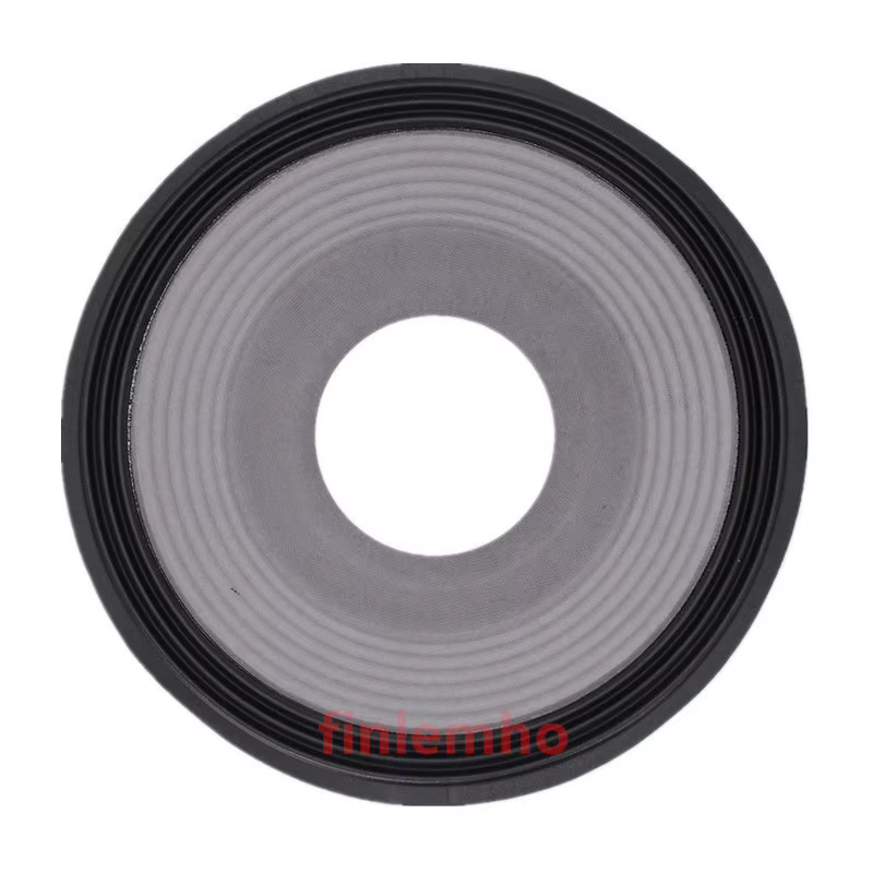 Cono de papel para altavoz Woofer, Kit de reparación envolvente de tela en forma de W de 296mm, bobina de voz de 75,5/100mm para sistema DIY de estudio de cine en casa, 1 ud.