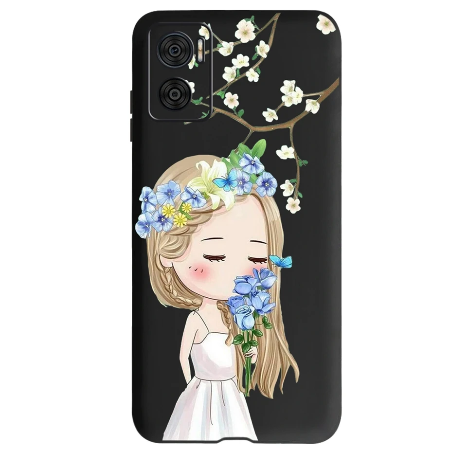 Para Motorola Moto E22 E22i funda bonita de dibujos animados funda de teléfono de silicona suave para Motorola Moto E22i Fundas MotoE22 MotoE22i Shell - imagen 4
