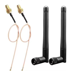 Antena WiFi Bluetooth Doble Banda RP-SMA Macho 2,4/5,8 GHz