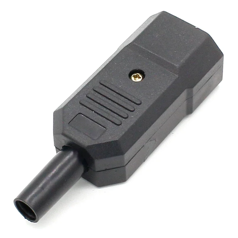 Enchufe macho IEC C13, conector de alimentación recargable de 3 pines, enchufe de CA, color negro, 10A, 250V, 1 piezas, nuevo precio al por mayor - imagen 4