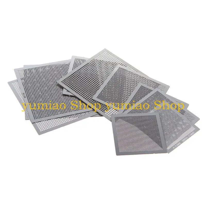 Plantillas red retrabajo Universal 587B, plantilla acero, juego calor malla para ordenador portátil - imagen 2