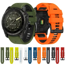Correa Garmin QuickFit Silicona Bicolor 22/26 mm Tactix 7 y Quatix