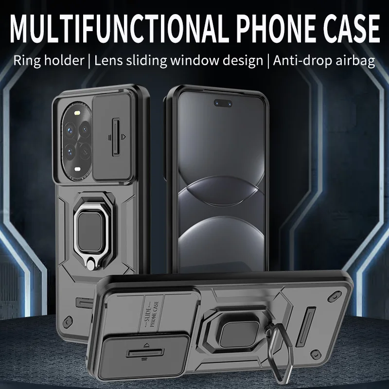 Armadura Funda a prueba de golpes para Huawei Nova 13 Pro cubierta protectora anillo soporte magnético Coque Fundas Capa - imagen 2