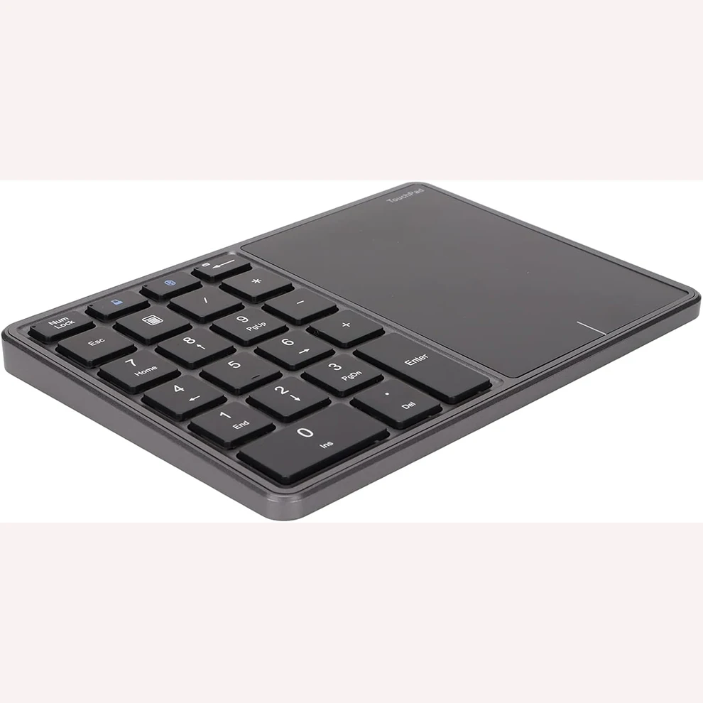 Teclado numérico JOMAA, 2 en 1, 22 teclas, panel táctil 2,4G, Bluetooth 4,2, teclado numérico, carga tipo C, teclado de contabilidad financiera de 500mAh - imagen 4