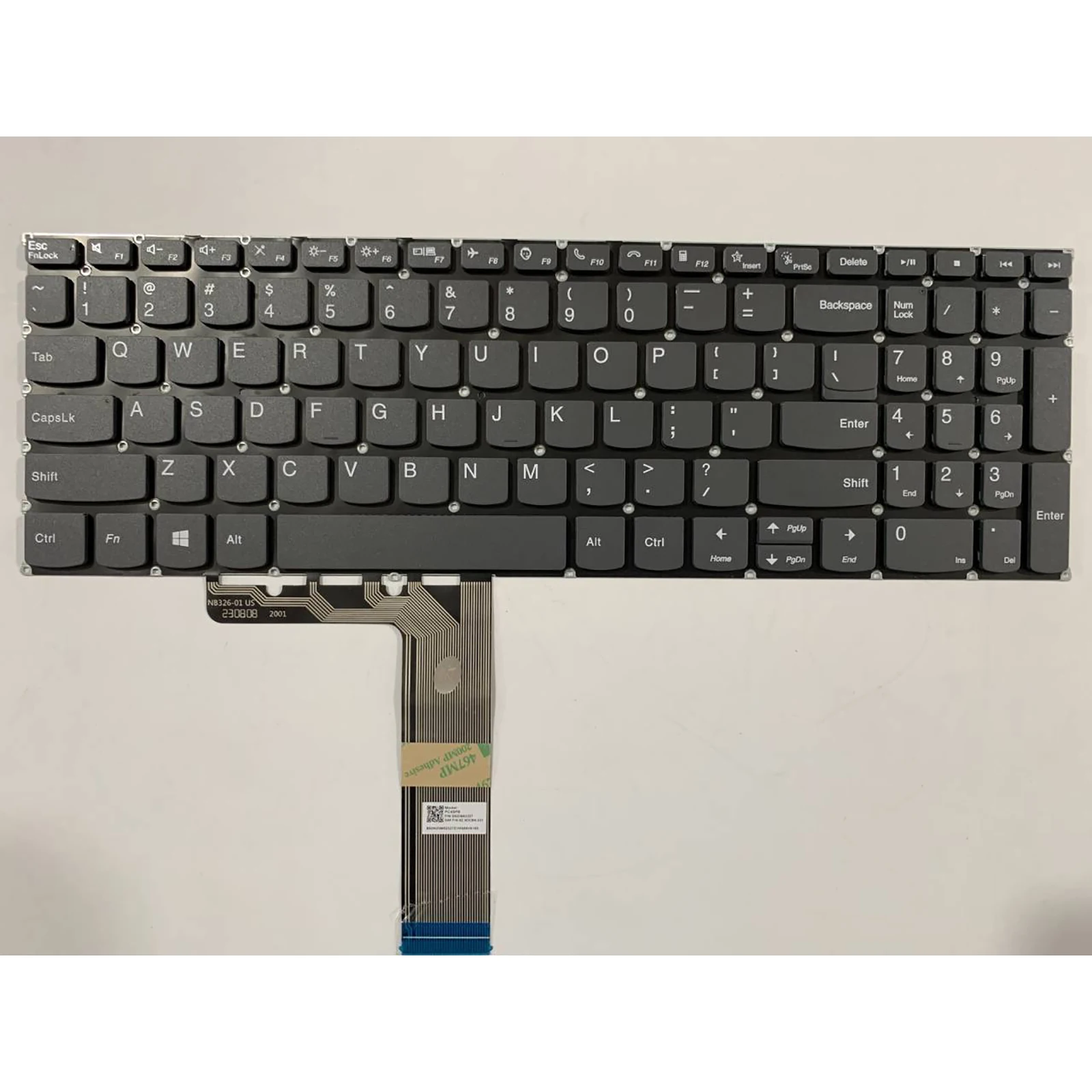 Teclado de ordenador portátil con diseño estadounidense para Lenovo IdeaPad 15ARE05 15ITL05 5-15IIL05 5-15ALC05 AIR 15 2021 - imagen 2