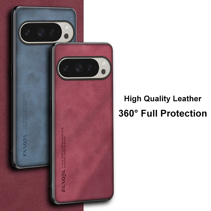 Para Google Pixel 10 Pro XL funda de lujo de cuero PU funda de teléfono para Google Pixel 10 Pro 5G Pixel10 contraportada protección de silicona - imagen 2