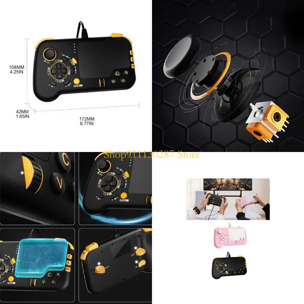 J1HC USB Controller Gamepad para y con funciones teclado y mouse