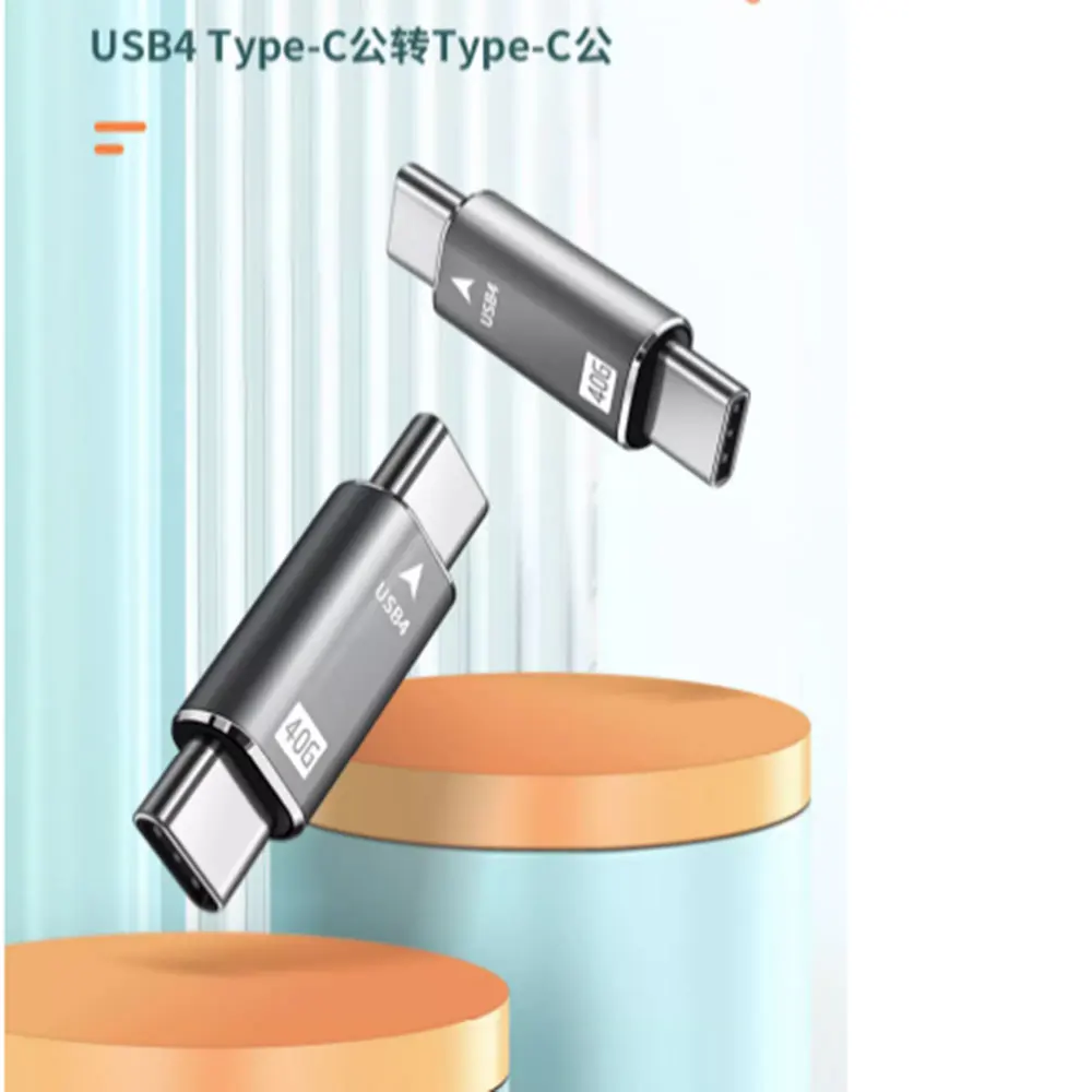Adaptador USB tipo C a tipo C de 40Gpbs con todas las funciones para transmisión y carga con Thunderbolt USB 4.0 3.1 2.0 - imagen 3