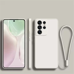 Funda Silicona OPPO Cuadrada Original con Cordón para A16/A54/A74/A94