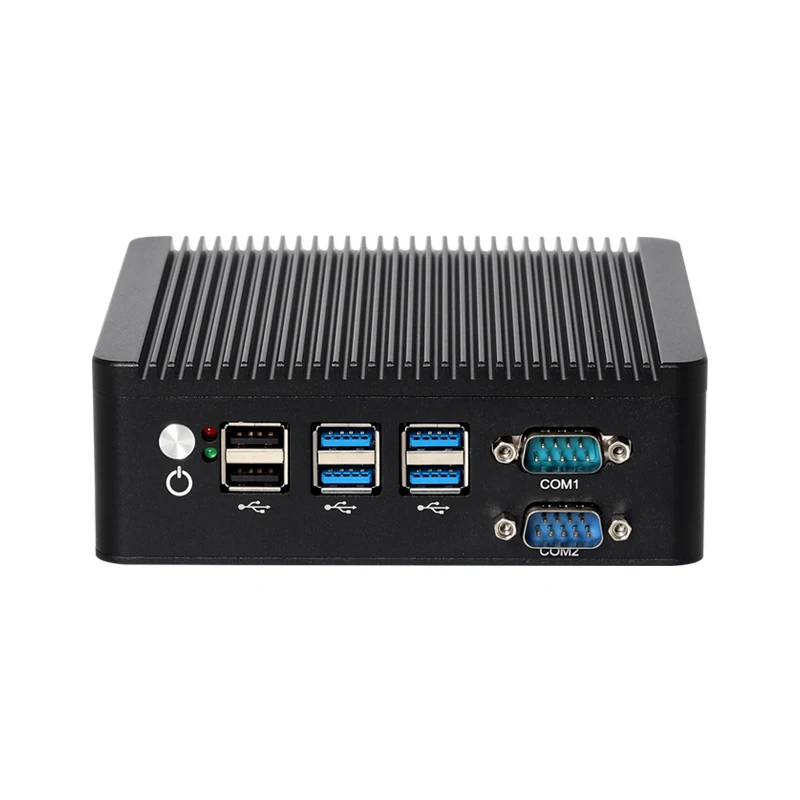 BEBEPC-Mini PC Industrial Sin ventilador, Intel Celeron N5100, DDR4, 2 LAN, 4 COM, RS232, RS485, WiFi, 4G, LTE, Windows 11/10, Linux - imagen 3
