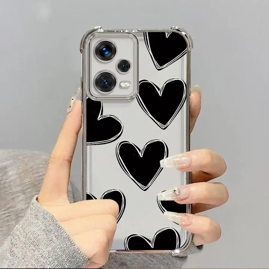 Funda creativa con forma de corazón de amor para Redmi Note 10 Lite 14 Pro Plus 11 12 13 10 Pro 10s 11s 9S funda suave - imagen 4