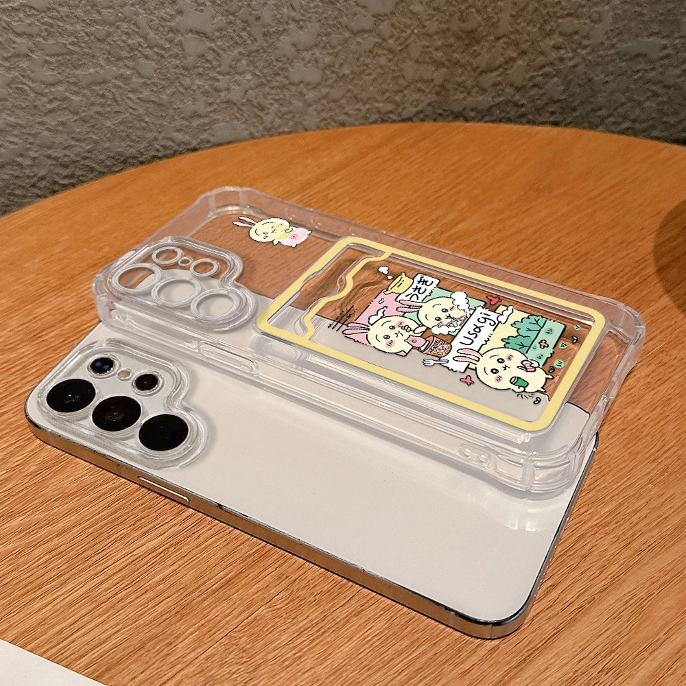Bonita funda de Anime Chiikawas para Xiaomi Redmi 13C, 12C, 10C, 9A, 9C, Note 13, 12, 12s, 11, 10, 9, 8 Pro, 4G, 5G, cubierta transparente anticaída - imagen 3