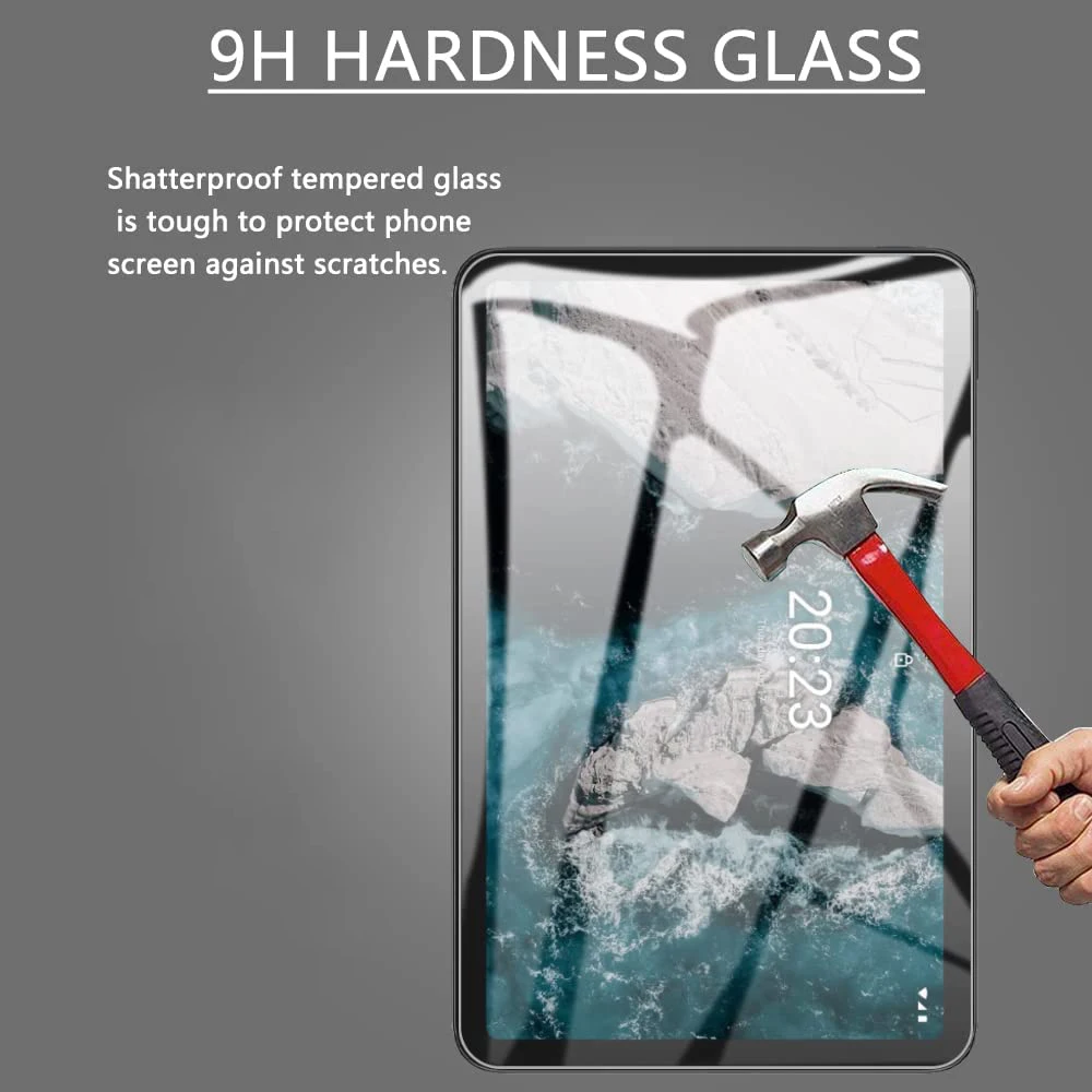 Protector de pantalla HD a prueba de arañazos, vidrio templado para tableta Nokia T20 de 10,4 pulgadas TA-1392 TA-1397 TA-1394, 2 uds. - imagen 4