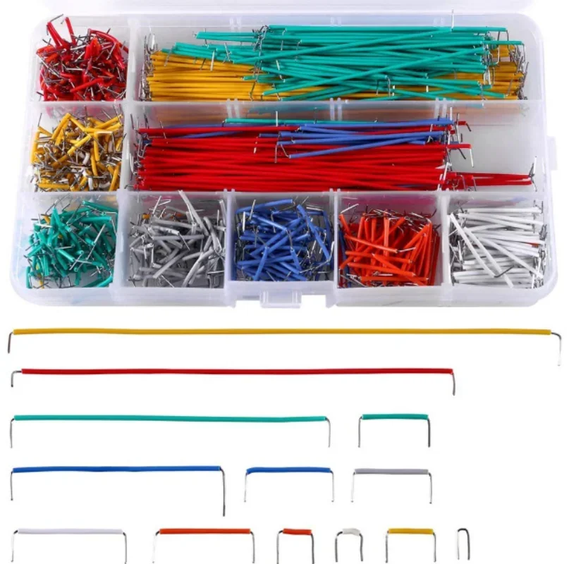 Kit de cables de puente para placa de pruebas sin soldadura, escudo en forma de U, 140 Uds., para Arduino, la mejor calidad - imagen 5