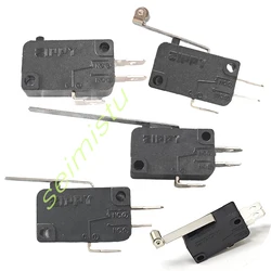 10 Uds. Copia de microinterruptor ZIPPY, microinterruptor de 3 pines de 4,8mm para botón pulsador Arcade, botón de interruptor LED, piezas de juego de gabinete Arcade