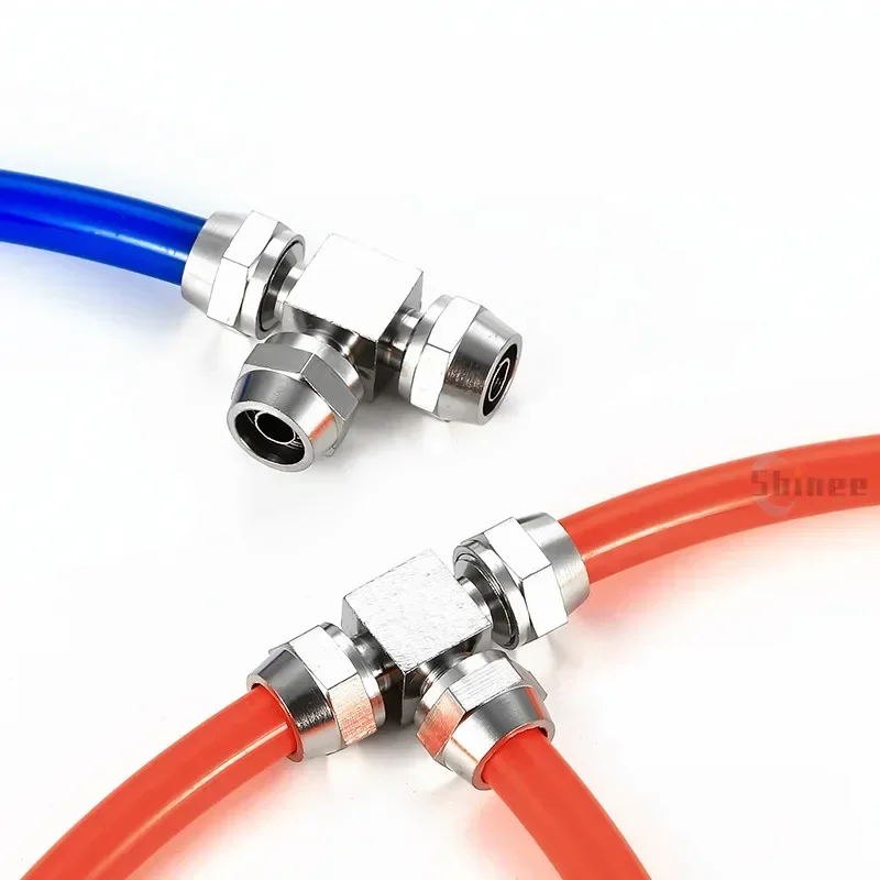 Conector rápido de aire neumático de níquel chapado en cobre para tubo de manguera OD 4MM 6 8 10 12 14 16MM conexión de junta rápida KPV KPE PM PZA - imagen 4