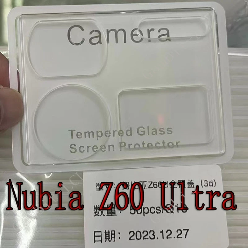Lente de cámara integral 3D para ZTE Nubia Z70 vidrio Ultra templado en NubiaZ70Ultra Z70Ultra Z60 película protectora de pantalla trasera - imagen 4