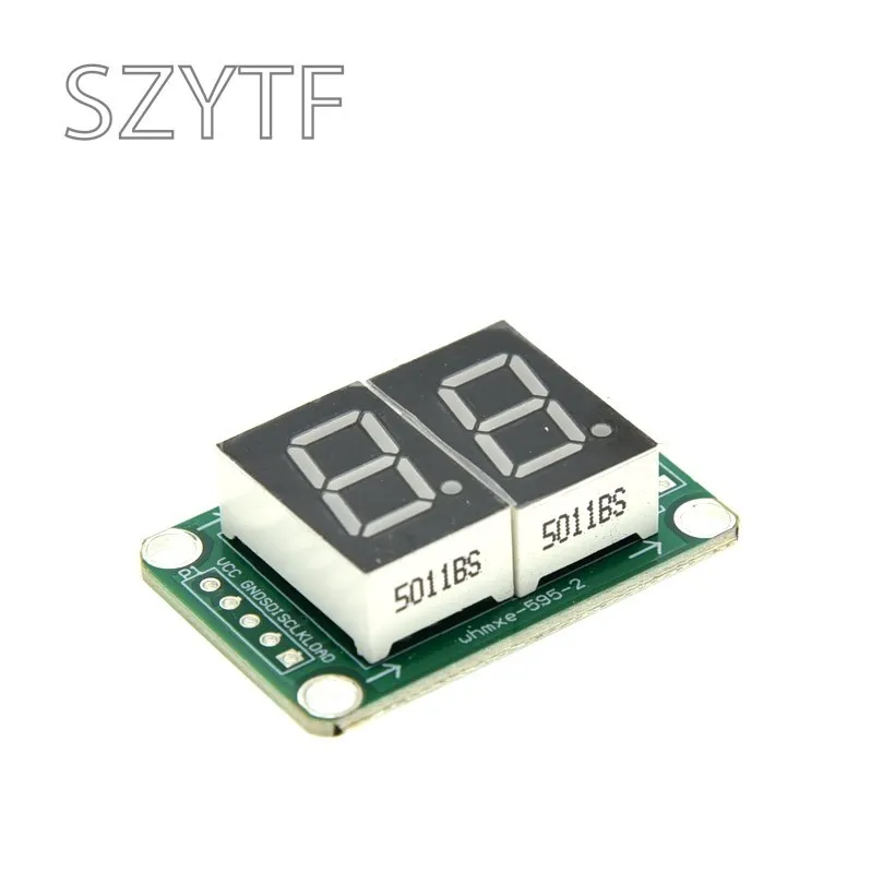 Módulo de accionamiento estático con pantalla de tubo Digital de 2 segmentos, 74HC595, 2/3/4 dígitos, se puede conectar sin problemas en serie con 0,5 pulgadas - imagen 3