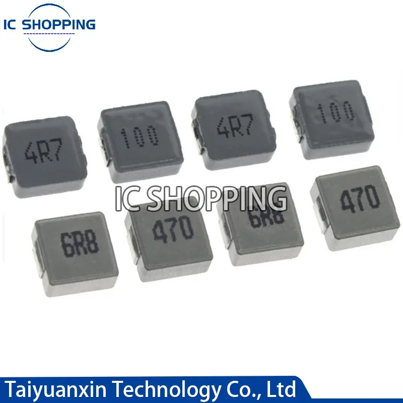 Inductores de potencia SMD, 10 piezas, 0520, 0530, 1UH, 1,5uh, 2,2uh, 3,3uh, 4,7uh, 6,8uh, 10UH, Inductor de Chip 1R0, 1R5, 2R2, 3R3, 4R7, 6R8, 100, 5x5x3