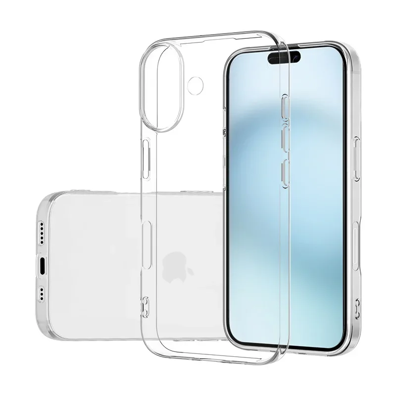 Funda de teléfono suave de silicona ultrafina TPU para iPhone 17 Pro Max carcasa delgada transparente para Apple 17 Air 17ProMax 17Air a prueba de golpes - imagen 3