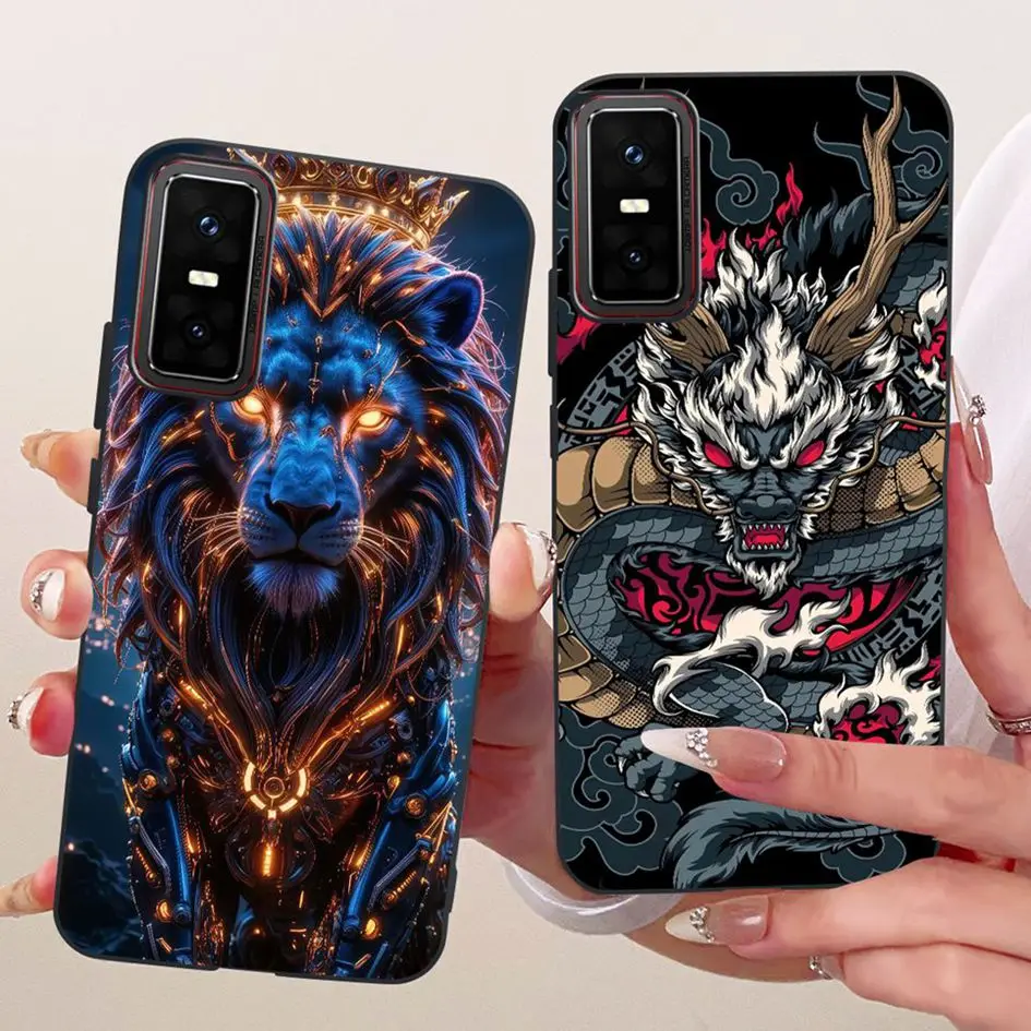 Para Infinix GT 30 Pro Funda X6873 Popular flor parachoques suave silicona cubierta negra para Infinix GT 10 Pro X6739 Funda GT10Pro Shell - imagen 4