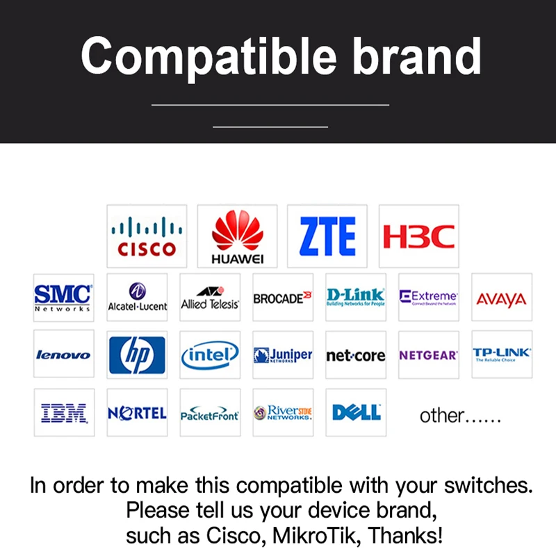 10G SFP+ Direct Attach Passive Copper Cables DAC Cable Direct Attach Passive Cable 0.5-10M for Cisco Huawei MikroTik Switch - imagen 5