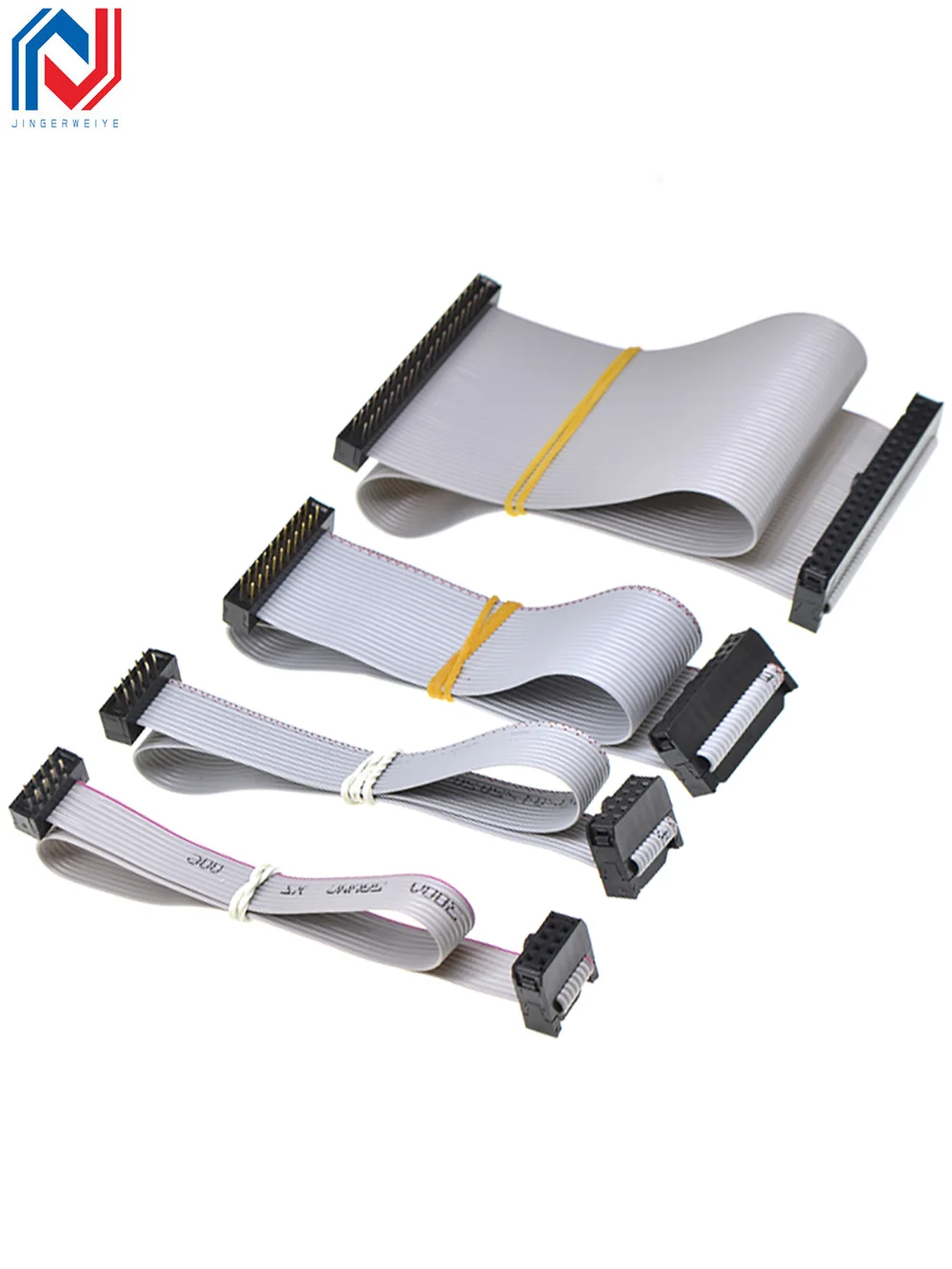 2 uds FC-FD DC4 IDC conector macho a hembra de paso de 2,54 MM 6P/8/10/12/14/16/20/24/26/30/34/40 pines Cable de datos de bajada de cinta plana - imagen 2