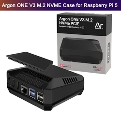 Argon ONE NVMe Carcasa de aluminio Raspberry Pi 5 M.2 con PWM