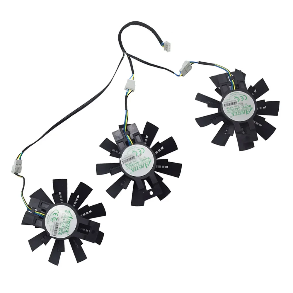 Ventilador de refrigeración GA92S2U DC 12V 0.46A, reemplazo Original para ZOTAC GeForce GTX 1070 1070Ti 1080 AMP, ventiladores de tarjetas gráficas extremas, nuevo, 85MM - imagen 4