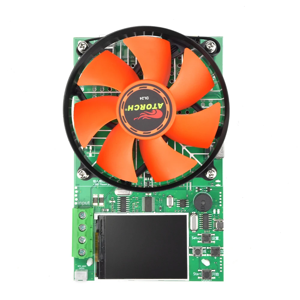 Probador USB CC de 150W, 180W, DL24, 2,4 ", carga electrónica, Monitor de capacidad de batería de coche 18650, comprobador de medidor de potencia de carga de descarga - imagen 5