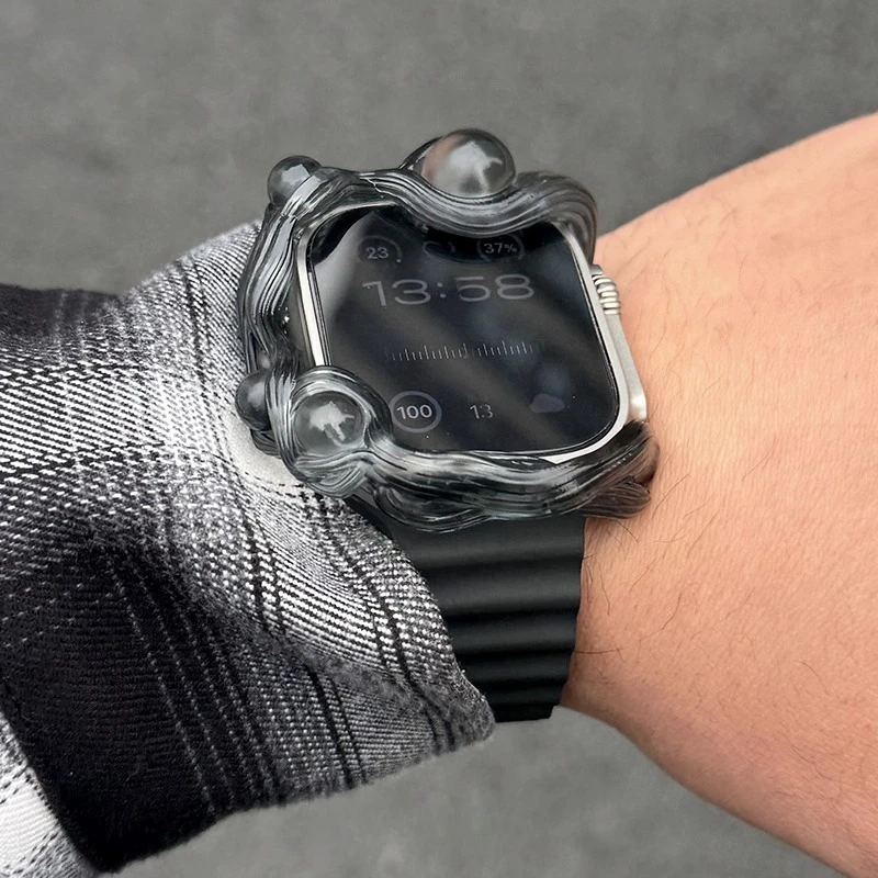 Accesorios periféricos alienígenas, decoración de reloj personalizada, adecuada para funda protectora de 49mm Ultra1/2, funda de reloj alienígena, regalo DIY - imagen 2