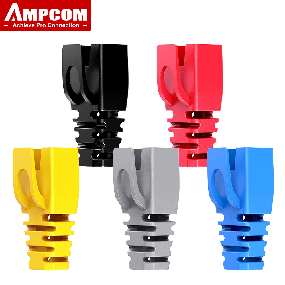 AMPCOM Cubiertas protectoras RJ45 CAT5/5e/6 - Plástico