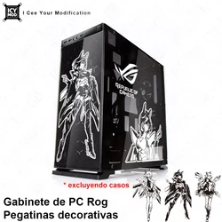 Pegatina ROG para chasis de ordenador – Decoración anime