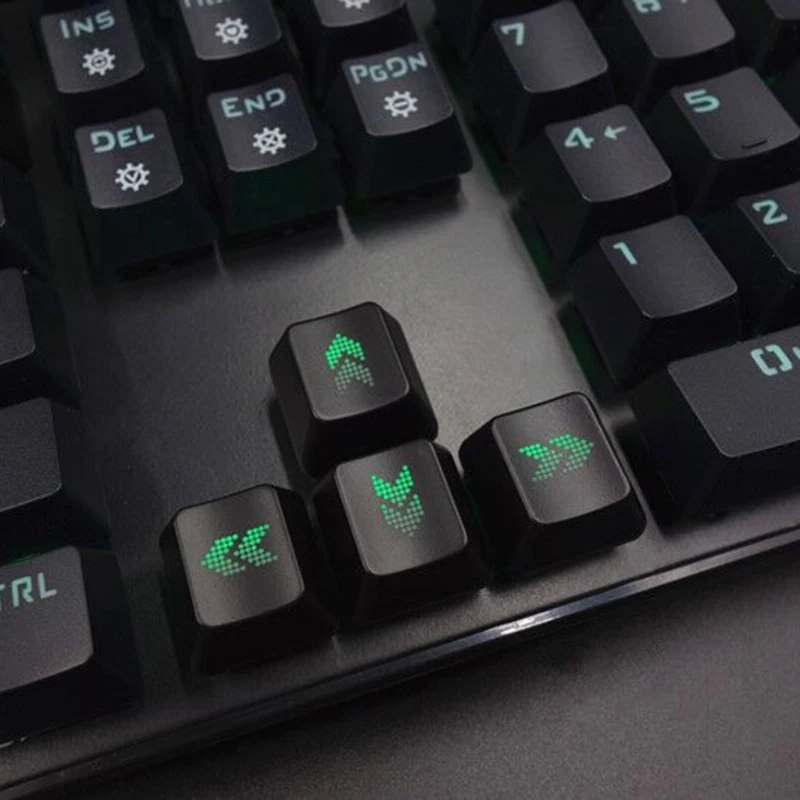 Teclas de flechas de dirección ABS OEM para jugadores de juegos, teclas de retroiluminación para teclado mecánico Cherry MX - imagen 2