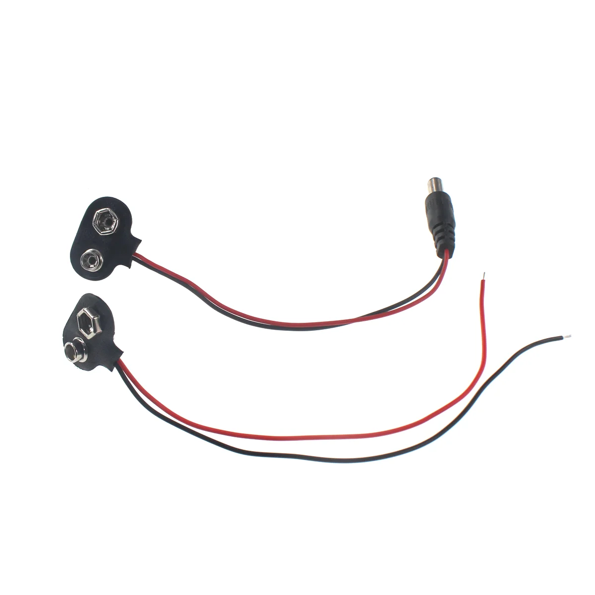 5 Piezas de Soporte para Batería de 9V, Tipo T, Tipo I, con Cable, Tipo de Una Línea, con Conector de 5.5-2.1, 5.5-2.5 - imagen 3