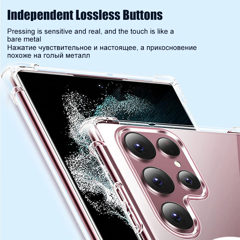 Funda magnética transparente Original para Samsung Galaxy S24 S22 S21 S23 S25 Ultra Plus Magsafe, funda S25 Ultra - imagen 4