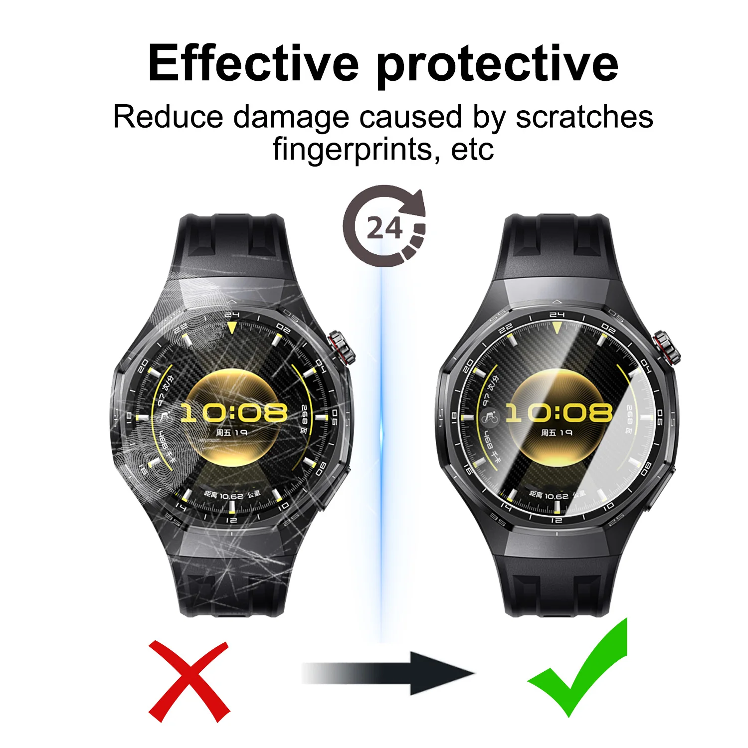 Vidrio templado para Huawei Watch GT 6 Pro 6Pro Protector de pantalla HD película antiarañazos para Huawei Watch GT6 46mm 41mm Accesorios - imagen 2
