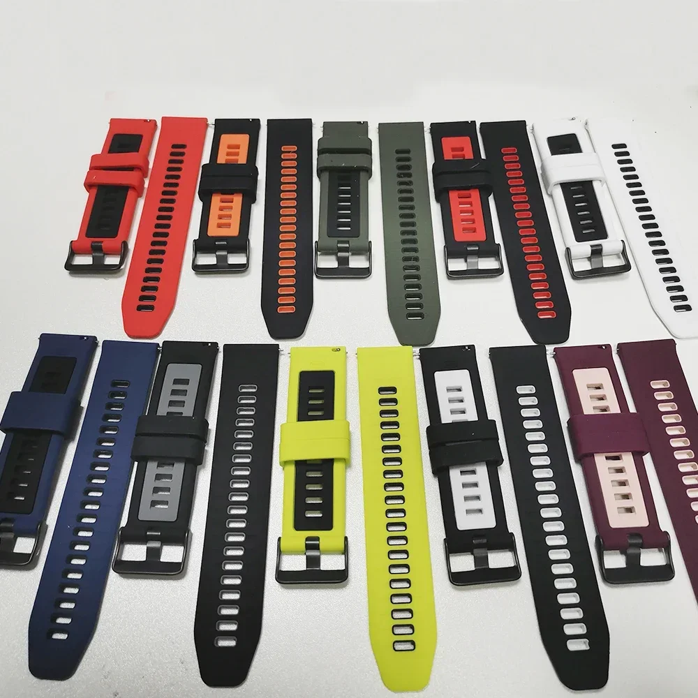 Correa de reloj de silicona de 20mm y 22mm para Garmin Forerunner 570 265 165 255/Venu 3 2 bandas para Garmin Vivoactive 6 5 pulsera de repuesto - imagen 3