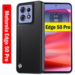 Funda Cuero PU Motorola Edge 50 Pro Antigolpes Textura Fibra