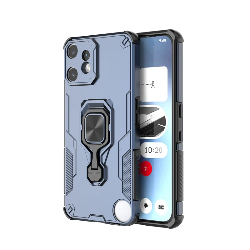 Funda de teléfono King Kong con soporte de Metal para nada CMF Phone 2 Pro, hoja de hierro magnética para teléfono CMF 2 Pro чехол, funda trasera