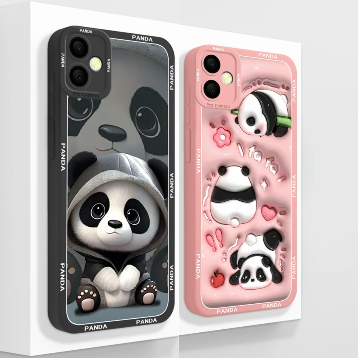 Funda Panda para Samsung A05 A05S, funda trasera de silicona líquida suave para Samsung Galaxy A 05, protección de cámara, carcasa de teléfono a prueba de golpes