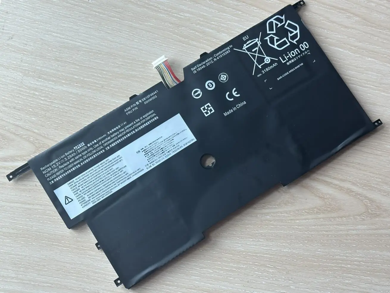 00HW003 00HW002 batería de ordenador portátil para Lenovo ThinkPad X1 Carbon Gen3 2015 X1 Carbon 2014 Gen2 SB10F46440 45N1700 45N1701 45N1702 - imagen 5