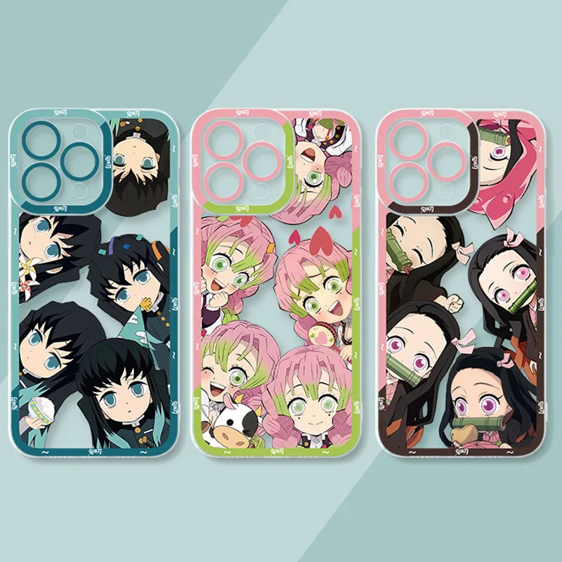 Funda de silicona suave Demon Slayer para Samsung Galaxy, M53, M33, M52, M42, M22, 5G, M32, M13, 4G, M62, M51, M31S, M22, M21, M12, M11, M02S, M01 - imagen 3